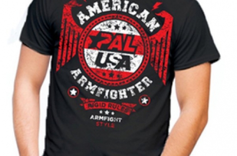Koszulka American Armfigter # Siłowanie na ręce # Armwrestling # Armpower.net