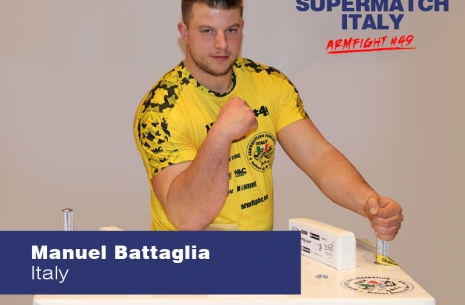 Manuel Battaglia: „Pragnę rewanżu!” # Siłowanie na ręce # Armwrestling # Armpower.net