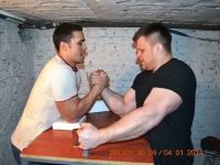 Trening na konkurs: Mroczkowski i Rishko - miejsce III # Siłowanie na ręce # Armwrestling # Armpower.net