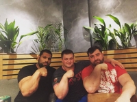 Dmitry Silaev trenował w Gruzji # Siłowanie na ręce # Armwrestling # Armpower.net