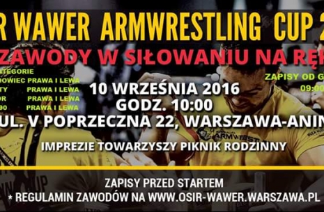 OSiR Wawer Armwrestling Cup 2016! # Siłowanie na ręce # Armwrestling # Armpower.net