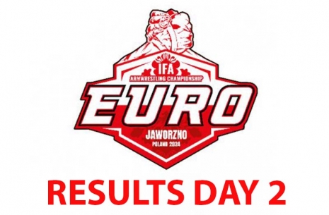 IFA European  RESULTS - DAY 2 # Siłowanie na ręce # Armwrestling # Armpower.net