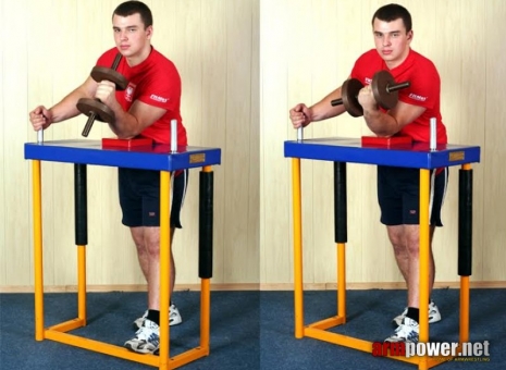 Trenuj na maszynach Mazurenko - Połowka stołu # Siłowanie na ręce # Armwrestling # Armpower.net